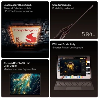 Планшет OnePlus Pad 4 13.2" 12/256GB Wi-Fi Sage Mist (OPP412256SM) [OPP412256SM-B] — фото 6