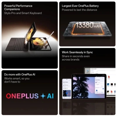Планшет OnePlus Pad 4 13.2" 12/256GB Wi-Fi Sage Mist (OPP412256SM) [OPP412256SM-B] — фото 7