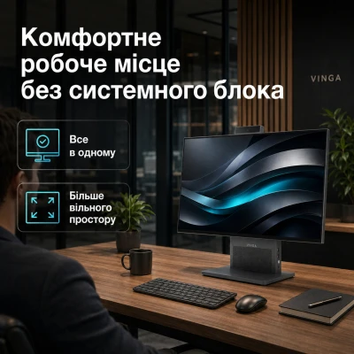 Комп'ютер Vinga AIO Advanced H0009 RAM 16 (I5M16INTWP.H0009-B) — фото 5