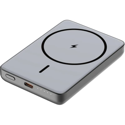 Портативная батарея Atria 10000mAh, PD/20W, 15W Wireless MagSafe, Black