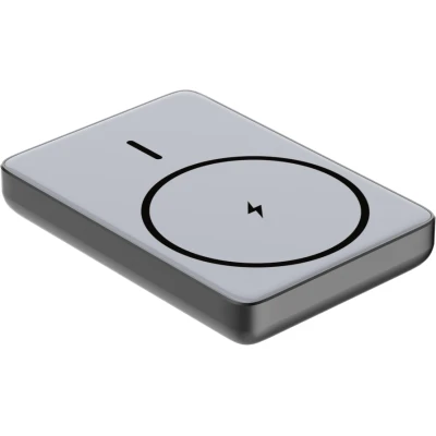 Портативная батарея Atria 10000mAh, PD/20W, 15W Wireless MagSafe, Black (WPD-W72B) [WPD-W72B-B] — фото 4