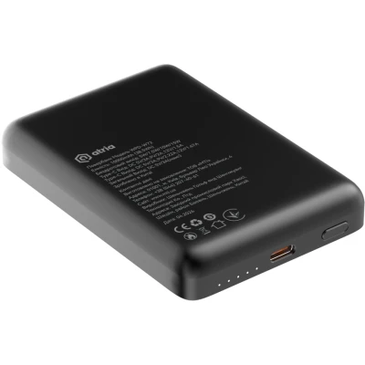 Портативная батарея Atria 10000mAh, PD/20W, 15W Wireless MagSafe, Black (WPD-W72B) [WPD-W72B-B] — фото 6