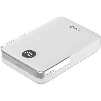 Портативна батарея Atria 10000mAh, PD/20W, 15W Wireless MagSafe, White (WPD-W57) [WPD-W57-B] — фото 7