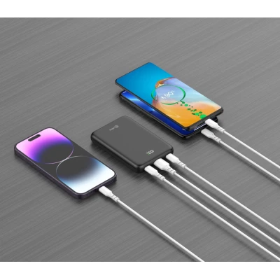 Портативна батарея Atria 10000mAh, PD/22.5W, QC/3.0 (WPD-P91) [WPD-P91-B] — фото 12