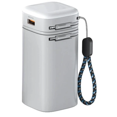 Портативная батарея Atria 20000mAh, PD/22.5W, QC/3.0, Built-in flashlight, White (WPD-69) [WPD-69-B] — фото 2