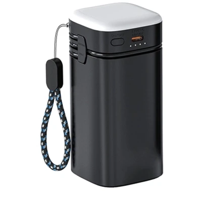 Портативна батарея Atria 20000mAh, PD/22.5W, QC/3.0, Built-in flashlight, Black — фото 2