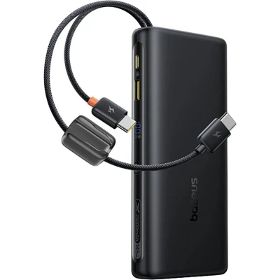 Портативная батарея Baseus 25000mAh EnerFill FC41 145W Digital Display Built-in Dual USB-C Cable