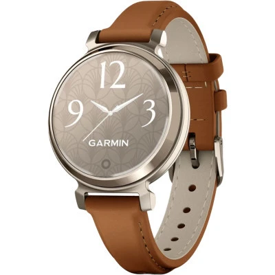Смарт-годинник Garmin Lily 2 Classic, Cream Gold/Tan