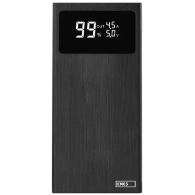 Портативная батарея EMOS 20000mAh BETAQ 20, 22.5W, black (B0532B) [B0532B-B]