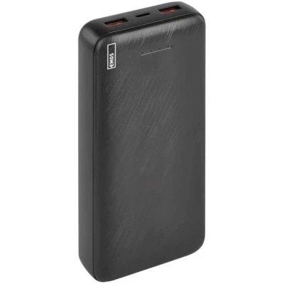 Портативна батарея EMOS 20000mAh AlphaQ3, 22.5W, black (B0572B) [B0572B-B] — фото 2