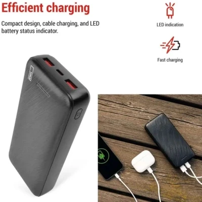 Портативна батарея EMOS 20000mAh AlphaQ3, 22.5W, black (B0572B) [B0572B-B] — фото 11
