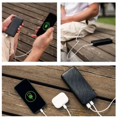 Портативна батарея EMOS 20000mAh AlphaQ3, 22.5W, black (B0572B) [B0572B-B] — фото 12