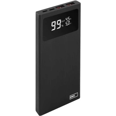 Портативна батарея EMOS 10000mAh BETAQ 10, 22.5W, black (B0531B) [B0531B-B] — фото 3