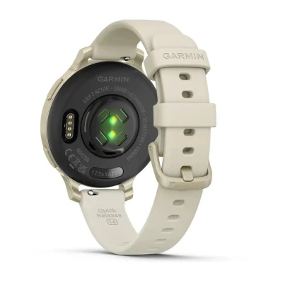 Смарт-годинник Garmin Lily 2 Active, Lunar Gold/Bone, Silicone, (010-02891-00) [010-02891-00-B] — фото 6