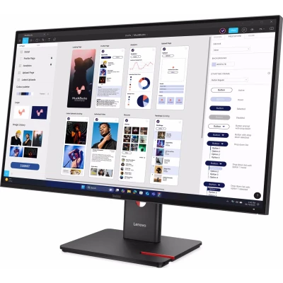 Монитор Lenovo T32UD-40 3840 x 2160 IPS чорний (64B0GAT1UA-B) — фото 3