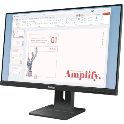 Монітор Lenovo 1920 x 1080 IPS чорний (64BAMAT1UA-B) — фото 3