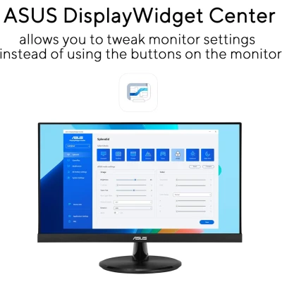 Монітор ASUS VP227HF 1920 x 1080 VA чорний (90LM0880-B01O71-B) — фото 11
