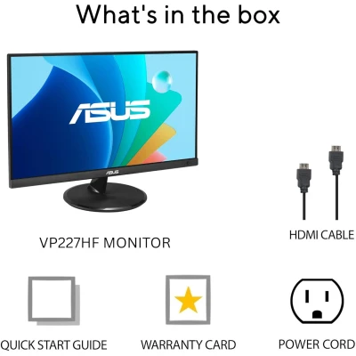 Монітор ASUS VP227HF 1920 x 1080 VA чорний (90LM0880-B01O71-B) — фото 12
