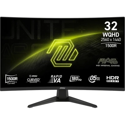 MSI MAG 321CQF E18 2560 x 1440 Rapid VA чорний