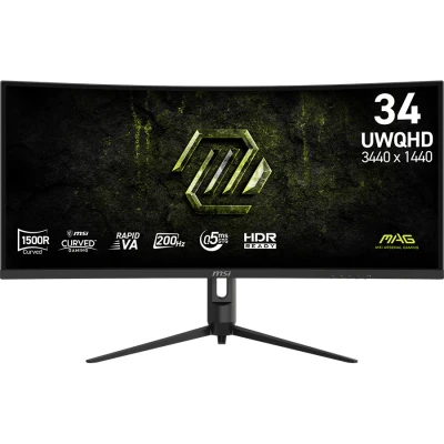 MSI MAG 342CQRF E20 3440 x 1440 Rapid VA чорний