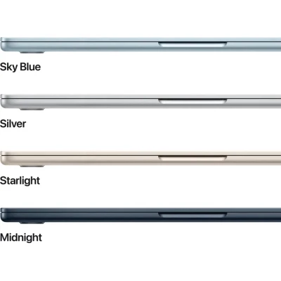 Ноутбук Apple MacBook Air 13 M5 A3449 Sky Blue 2560х1664 (Liquid Retina) Apple M5 (4.61 ГГц) RAM 24 / SSD блакитний (MDHK4UAA-B) — фото 3