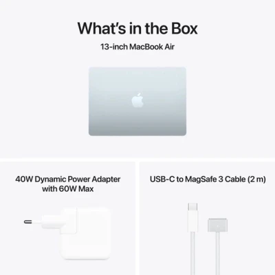 Ноутбук Apple MacBook Air 13 M5 A3449 Sky Blue 2560х1664 (Liquid Retina) Apple M5 (4.61 ГГц) RAM 24 / SSD блакитний (MDHK4UAA-B) — фото 9