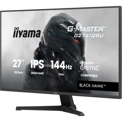 Монитор iiyama G2741QSU-B1 2560 x 1440 IPS чорний (G2741QSU-B1-B) — фото 3