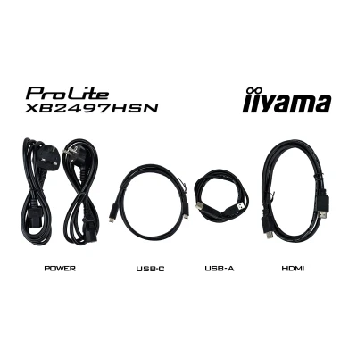 Монитор iiyama XB2497HSN-B1 1920 x 1080 IPS чорний (XB2497HSN-B1-B) — фото 12