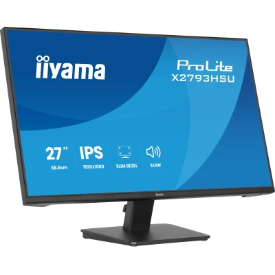 Монитор iiyama X2793HSU-B1 1920 x 1080 IPS чорний (X2793HSU-B1-B) — фото 3