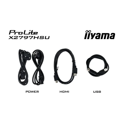 Монітор iiyama X2797HSU-B1 1920 x 1080 IPS чорний (X2797HSU-B1-B) — фото 11