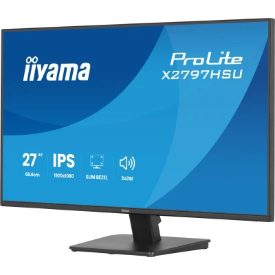 Монітор iiyama X2797HSU-B1 1920 x 1080 IPS чорний (X2797HSU-B1-B) — фото 3