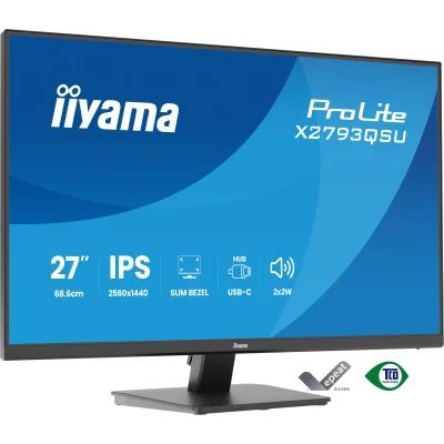 iiyama X2793QSU-B1 2560 x 1440 IPS чорний — фото 2