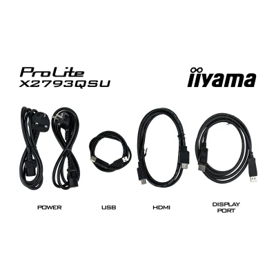 Монитор iiyama X2793QSU-B1 2560 x 1440 IPS чорний (X2793QSU-B1-B) — фото 12