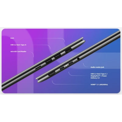Ноутбук MSI Modern 16S AI+ G3MG-062XUA 1920x1200 (WUXGA) Intel Core Ultra 5 322 (1.9 - 4.4 ГГц) RAM 16 / SSD сірий (9S7-26U211-062-B) — фото 11