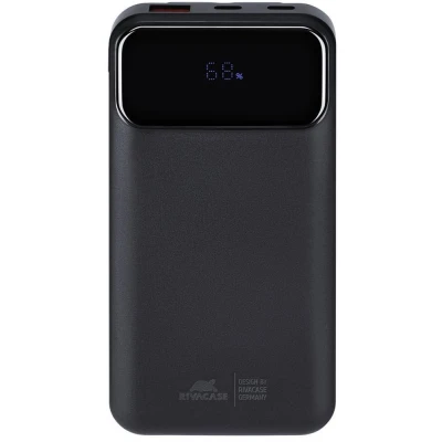 Портативна батарея RivaCase 10000mA, 22.5W, QC/PD, black