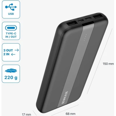 Портативная батарея RivaCase 10000mA, 10W, black (RIVAPOWER VA2041 (Black)) [RIVAPOWERVA2041(Black)-B] — фото 12