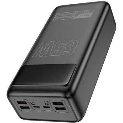 Портативная батарея HOCO 50000mAh Apollo PD/65W QC/3.0 Black