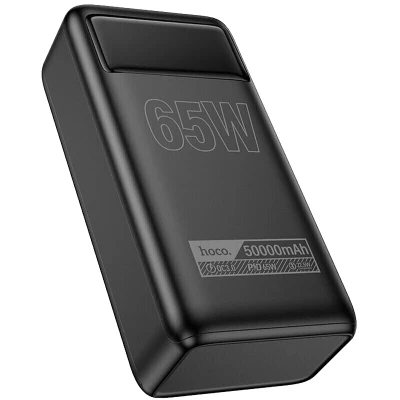 Портативна батарея HOCO 50000mAh Apollo PD/65W QC/3.0 Black — фото 2