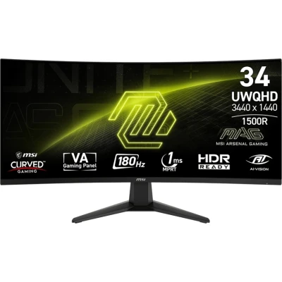 MSI MAG 346CQ 3440 x 1440 VA чорний