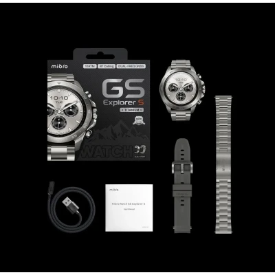 Смарт-годинник Mibro GS Explorer S 48mm Titan XPAW023FT [XPAW023FT-B] — фото 2