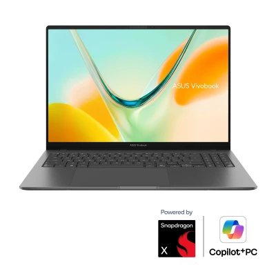 Ноутбук ASUS Vivobook S16 S5608QA-MB194W 1920x1200 (WUXGA) Qualcomm Snapdragon X X1 26101 (2.97 ГГц RAM 16 / SSD сірий (90NB19C2-M00D70-B) — фото 6