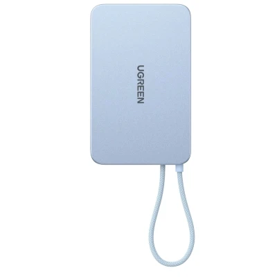 Портативная батарея Ugreen 10000mAh 30W 1xUSB-C + 15W Magnetic Wireless + cable USB-C blue (65839B) [65839B-B] — фото 4