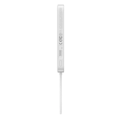Портативна батарея Ugreen 10000mAh 30W 1xUSB-C + 15W Magnetic Wireless + cable USB-C white — фото 2