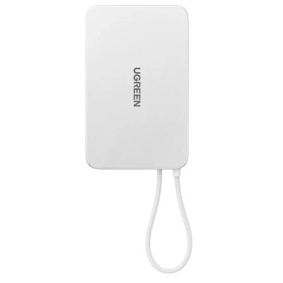 Портативная батарея Ugreen 10000mAh 30W 1xUSB-C + 15W Magnetic Wireless + cable USB-C white (75983B) [75983B-B] — фото 4