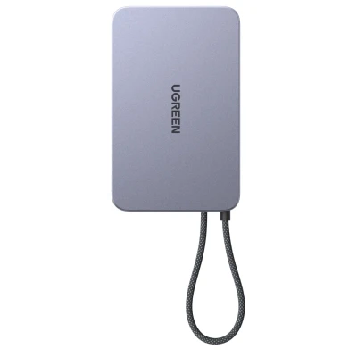 Портативная батарея Ugreen 10000mAh 30W 1xUSB-C + 15W Magnetic Wireless + cable USB-C black (75982B) [75982B-B] — фото 4