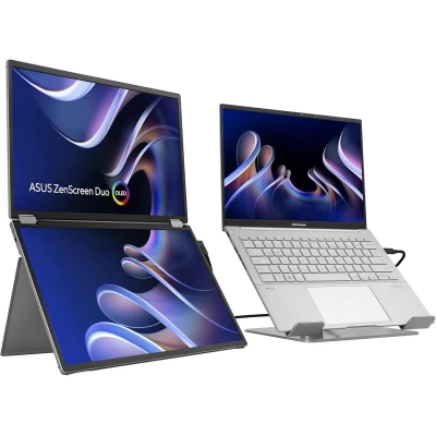 Монітор ASUS ZenScreen DUO MQ149CD 1920 x 1200 OLED сірий (90LM0AKV-B01N70-B) — фото 8