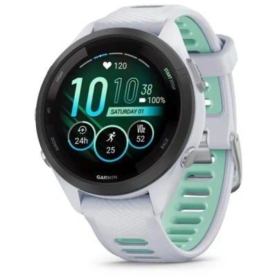Смарт-годинник Garmin Forerunner 265S, Whitestone, GPS