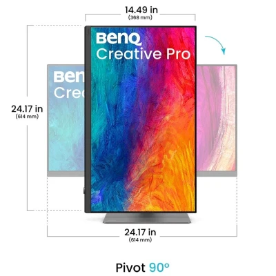 Монітор BenQ PD2732U 3840 x 2160 IPS сірий (9H.Y0MLA.TBE-B) — фото 12