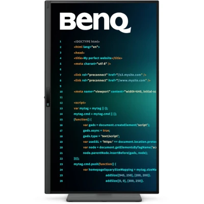 Монітор BenQ MA320UG 2560 x 1440 IPS чорний (9H.LPCLM.MBE-B) — фото 7
