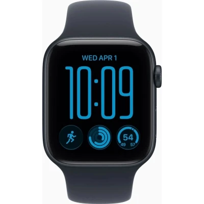 Смарт-годинник Apple Watch SE 3 2026 GPS + Cellular 44mm Midnight Aluminium Case with Navy Blue Sport Band - S/M — фото 2